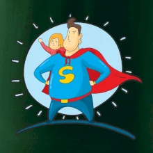 Táta superman - holka Táta superman - holka