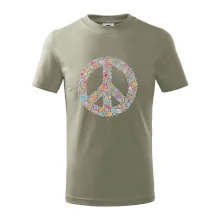 Peace symbol lístečky