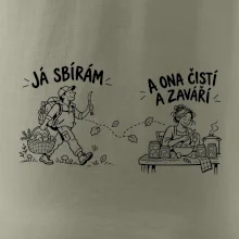 Já sbírám ona čistí a zavaří