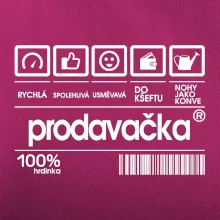 Čárový kód - Prodavačka