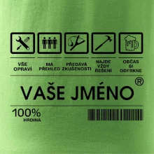 Vaše jméno - čárový kód