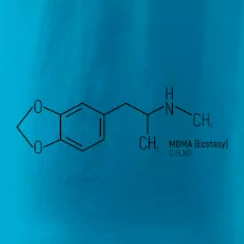 Molekulární struktura MDMA Extáze