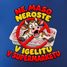 Maso neroste v igelitu v supermarketu