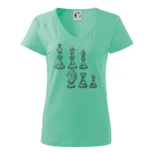 Šachové figurky kreslené