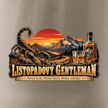 Listopadový gentleman whisky a horský západ slunce