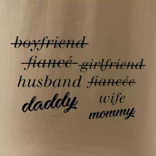 Partnerské triko nastávající rodiče