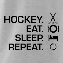 Pozemní hokej eat sleep repeat