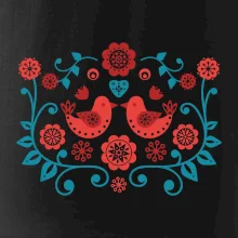 folklor - dva červení ptáčci