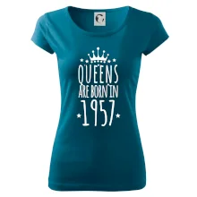 Queens are born in 1957