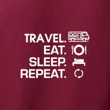 Eat sleep travel - Van