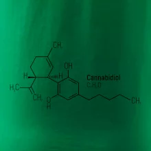 Molekulární struktura CBD (Canabidiol)