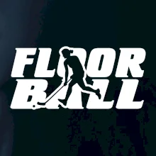 Floorball nápis rovný