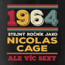 1964 stejný ročník jako Nicolas Cage
