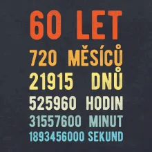 Narozeniny 60 přepočet času