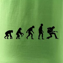 Evoluce kytarista - klečící