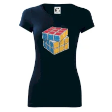 Rubikova kostka kreslená