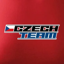 Czech team s vlajkou - Mistrovství světa v ledním hokeji 2025