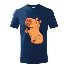 Kapybara s palcem nahoru