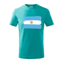 Argentina vlajka kreslená štětkou