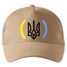 Ukrajina trojzubec s barvami