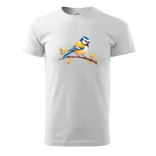 Sýkorka modřinka kreslená