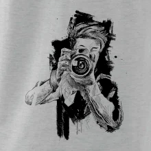 Fotograf kreslený tužkou