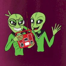 Ufo a rádio (Pecka design)