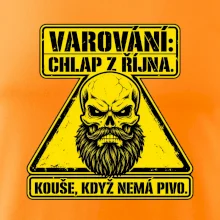 Varování chlap z října kouše když nemá pivo