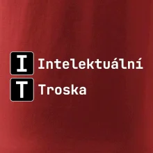 IT Nápis Intelektuální Troska