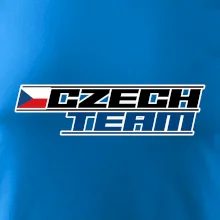 Czech team s vlajkou - Mistrovství světa v ledním hokeji 2025