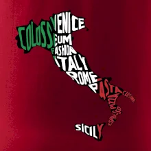 Mapy - názvy měst - Italie