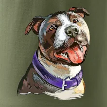 Americký stafordširský teriér  kreslený