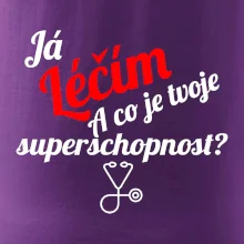 Já léčím - tvoje superschopnost? Šikmý nápis
