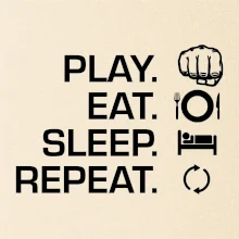 MMA eat sleep repeat