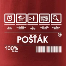 Čárový kód pošťák