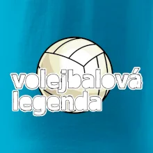 Volejbalová legenda - bílé písmo