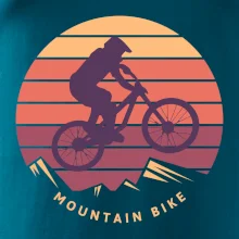 MTB barevné kolo západ slunce