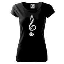 Houslový klíč kreslený