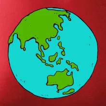 Planeta na prsu - Austrálie