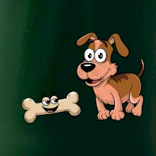 Parové triko - Pes a kost