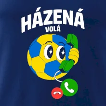 Karikatura házená volá