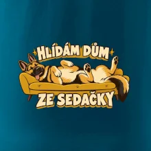 Hlídám dům ze sedačky - vlčák