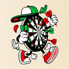 Šipkař kreslený terč