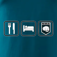 Eat sleep MMA v řádku