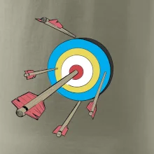 Šípy v barevném terči