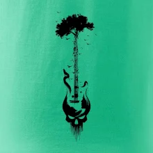 Kytara strom a lebka