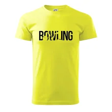 Bowling nápis kuželky