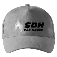 Kšiltovka SDH nápis, reflexní oheň