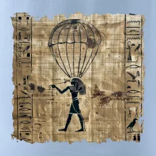 Egyptské hieroglyfy parašutista
