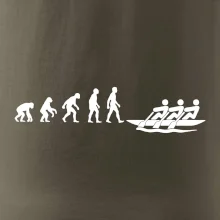 Evoluce veslování 3 lidi